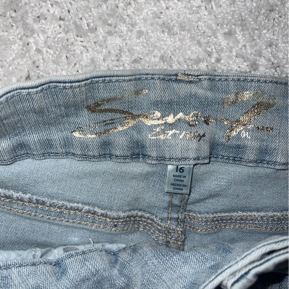 Womens Seven7 TummyLess High Rise Skinny Jeans Size 16 - Picture 2 of 2